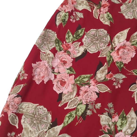 Vintage | Maxi Dress | Reversible | Floral | Art Deco | Shabby Chic | Bohemian | - Picture 3 of 8